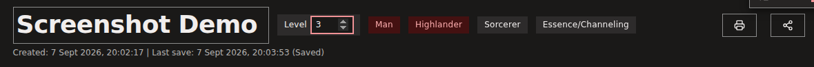 Screenshot of the change