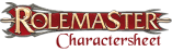 Rolemaster Character Sheet