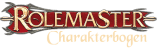 Rolemaster Charakterbogen